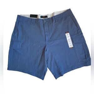 Regal Exchange Mens Shorts Blue Cargo Cotton SZ 46 NEW